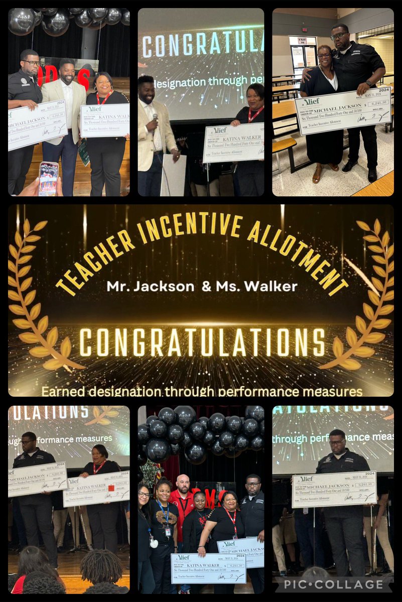 Today we celebrated not one but TWO TIA designated teachers. Surrounded by family, friends, colleagues, and students Ms. Walker and Mr. Jackson were honored with true ODMS love for their performance #WeAreAlief #AliefTIA #TeacherIncentiveAllotment