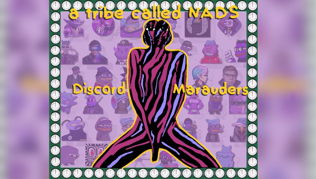 A Tribe Called NADS drops Discord Marauders! 🎧 Featuring the Monad community repping the vibe @monad_xyz @billmondays #CommunityFirst