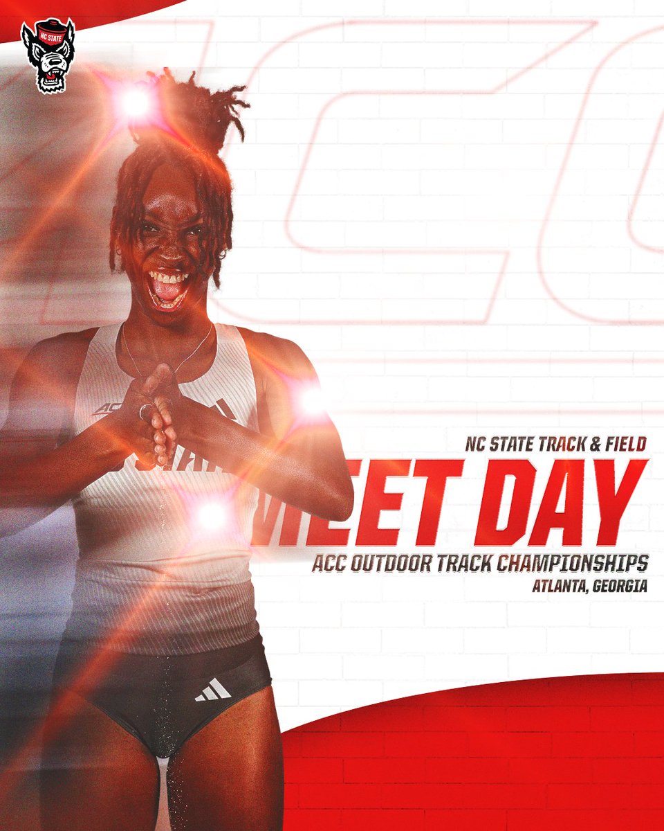 Let's have a day🏆 🗓️ May 9-11 🏟️ Atlanta, Ga. 📊 bit.ly/ACCOTxF #WolfpackTF | #GoPack