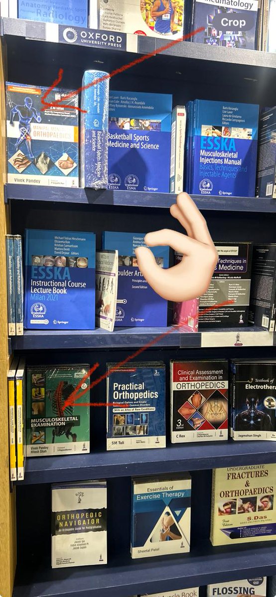 My Orthopaedic books, Musculoskeletal Examination (2nd ed) and Manipal Manual of Orthopaedics (2nd ed), are displayed at ESSKA (European Society for Sports Traumatology, Knee Surgery and Arthroscopy), Milan, Italy!
Someone who attended the conference has send me the pics!