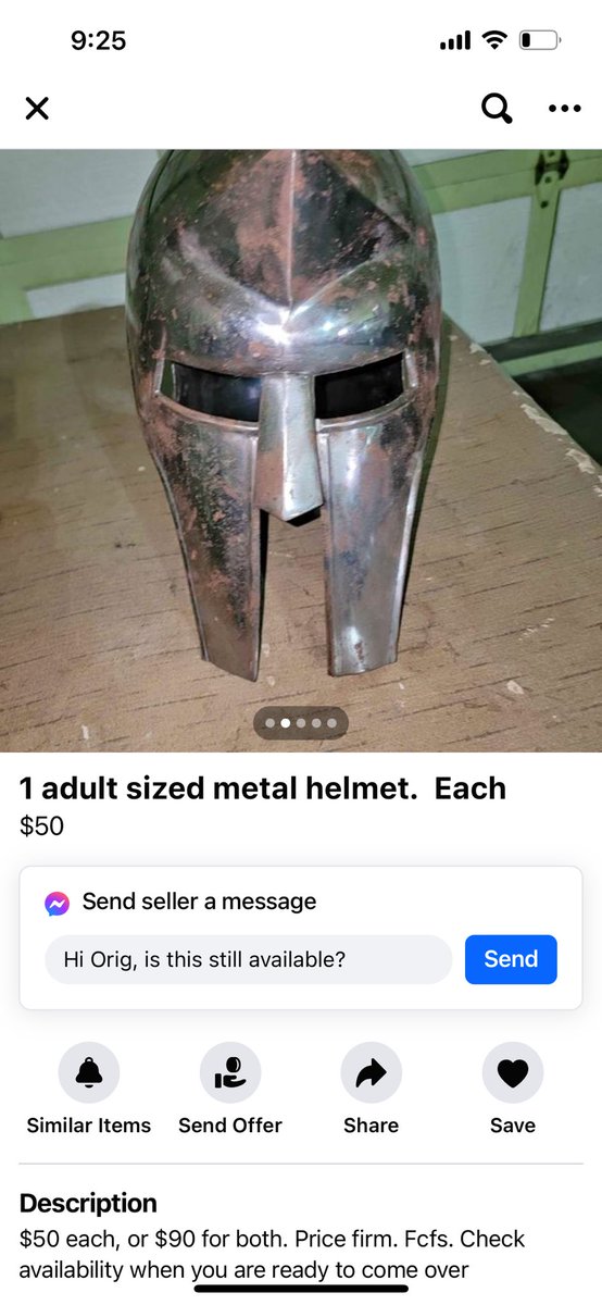 METAL MASK FOR SALE