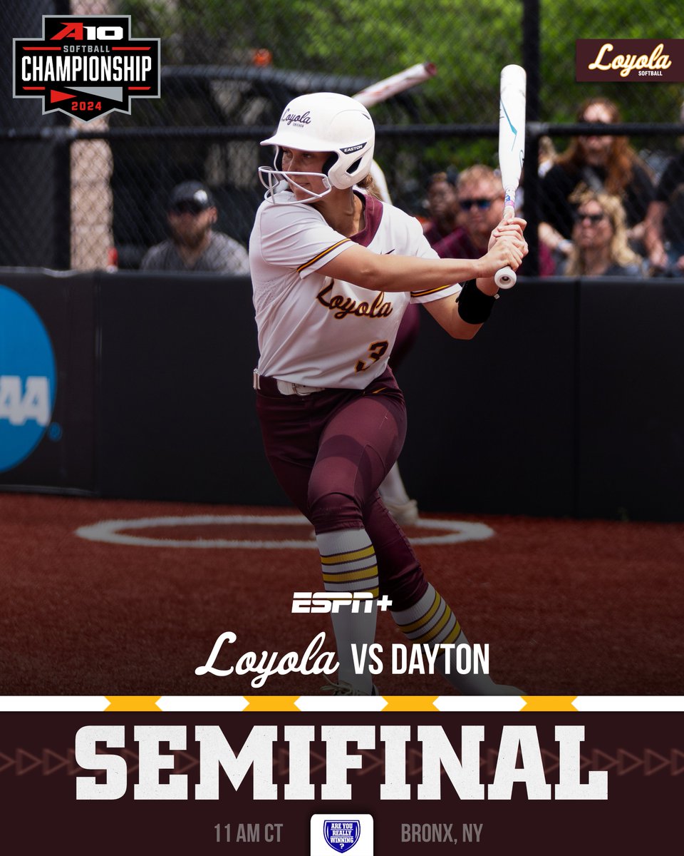 Semifinal on deck 🥎🐺 🆚 No. 1 Dayton 📍 Atlantic 10 Tournament - Bronx, NY 📺 ESPN+