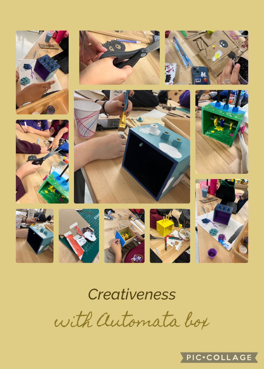 @YWLA_AISD IED putting their creativity into their Automata box I can’t wait to see their final presentation @AldineCTE