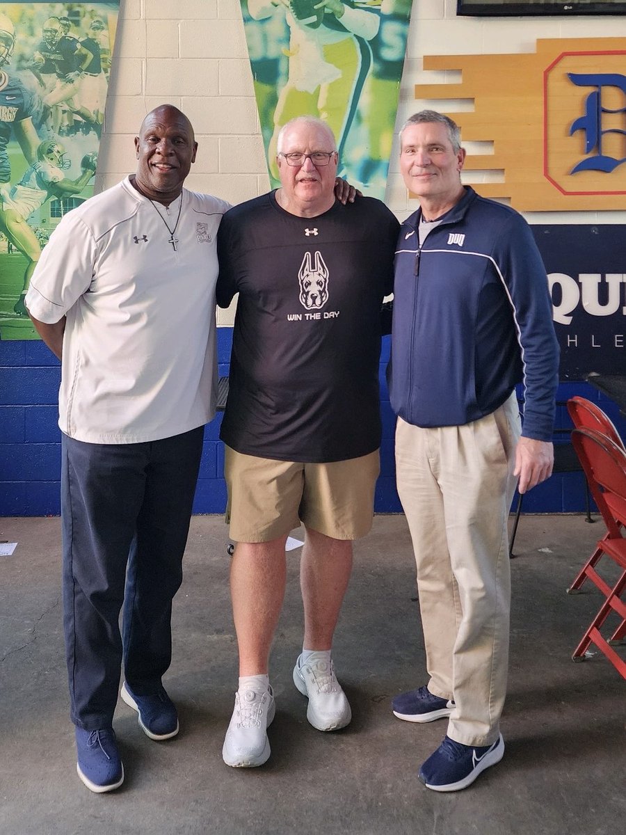Two of my close friends and former assistants. Great coaches and better people! Bernard Clark (Robert Morris) and Jerry Schmitt (Duquesne)