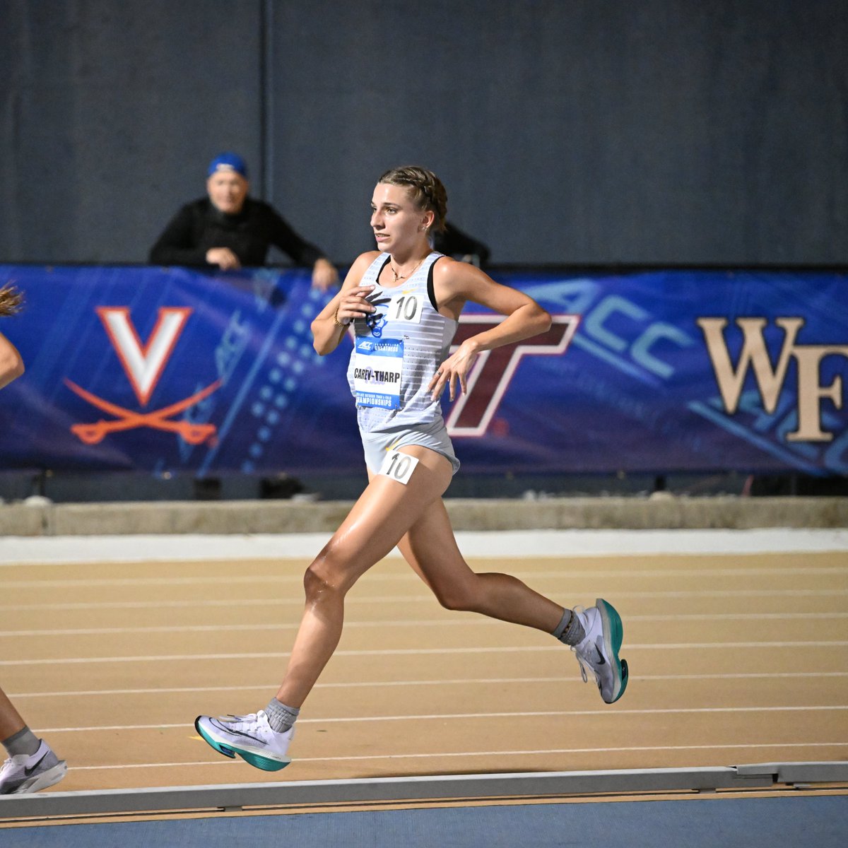 Winnie Incorvaia and Sadie Carey-Tharp close out day one of ACCs by finishing 8th and 9th in the women's 10k. 

Winnie earns the women's team a point with her placement!