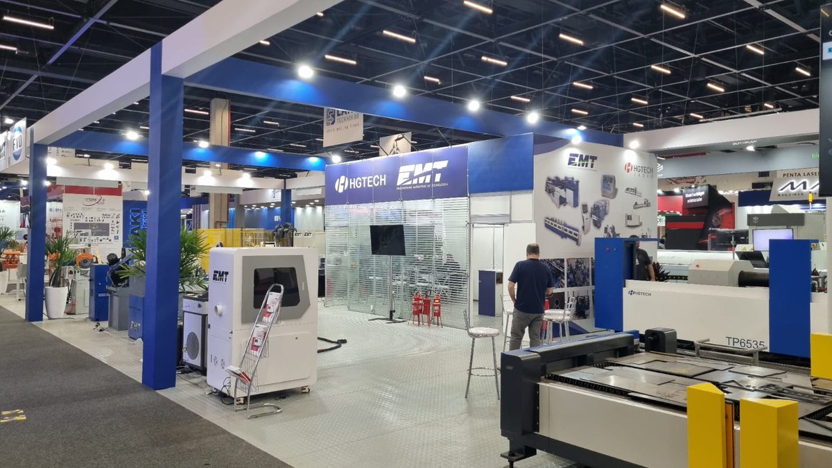 HGTECH_HGLaser's tweet image. 📍Feimec, the São Paulo Industrial Exhibition

These days, #HGTECH is showcasing our stellar lineup featuring
✅SMART 3015 Pro Laser Cutting Machine,
✅SMART HW Handheld Laser Welding Machine,
✅TALOS 6535 Tube Laser Cutting Machine
at #Feimec in #Brazil ！
🥰Waiting for you!