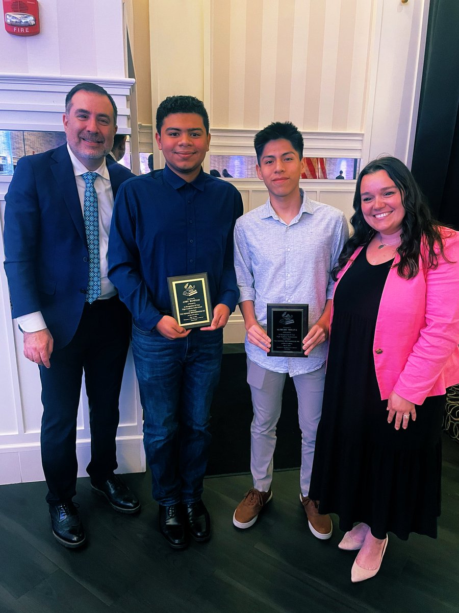 Congratulations Andy &amp; Alfredo on being the Hispanic Brotherhood 2024 scholarship recipients. Your hard work, service and resilience make you role models in the Latinx community. I am proud to be your counselor &amp; cannot wait to see your successes in college! <a href="/OSchoolsPR/">Oceanside School District #OSD_NY</a>