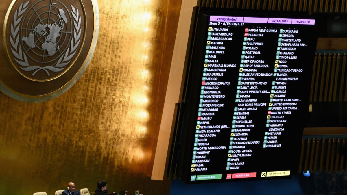 General Assembly set to vote on more rights for Palestinians at UN ➡️ go.france24.com/wMc