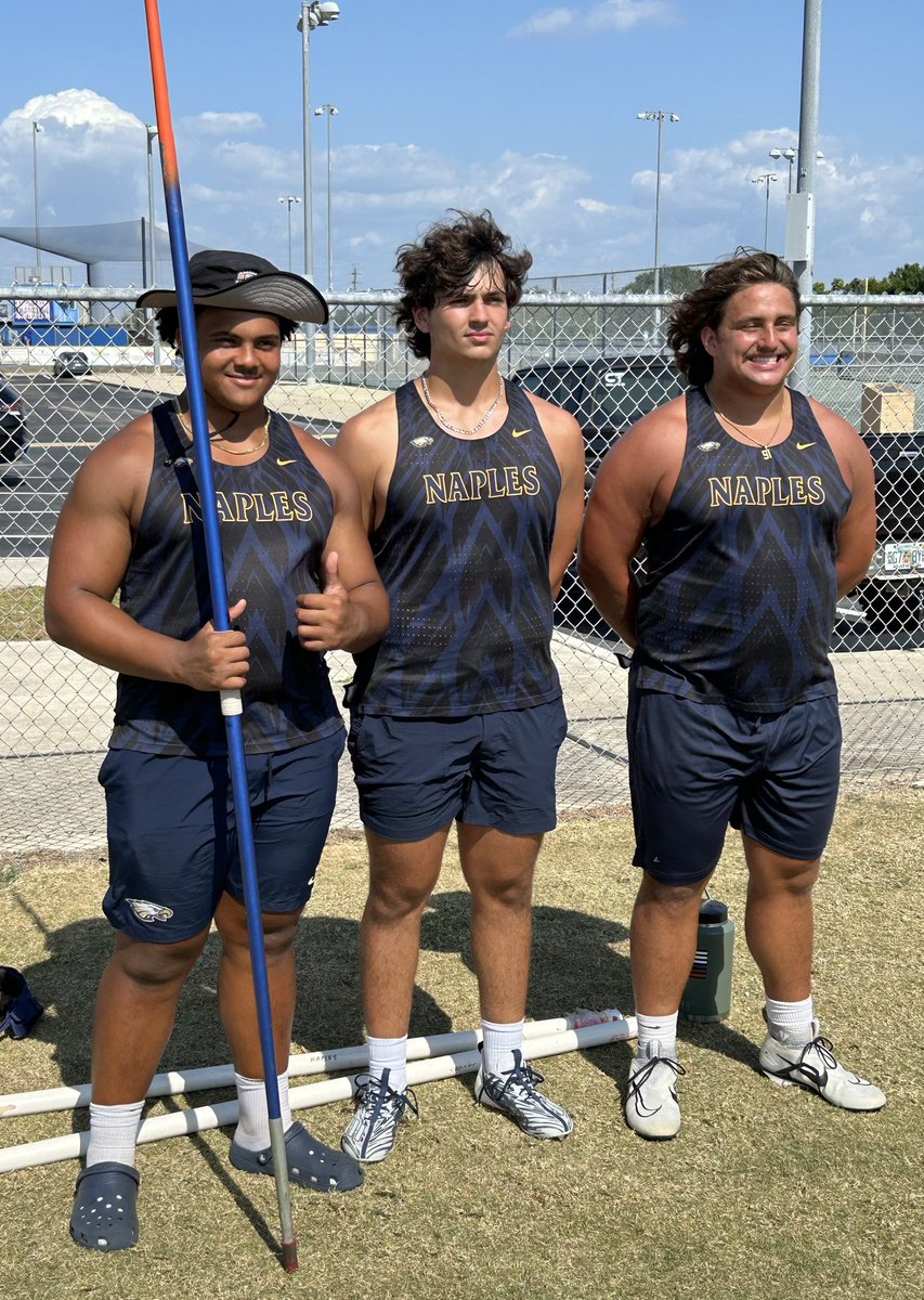 PR’d at the Regional Meet with 15.05 m in Shot Put, and a trip to the State Meet!@NaplesEagle57 <a href="/NaplesHS/">Naples High School</a>