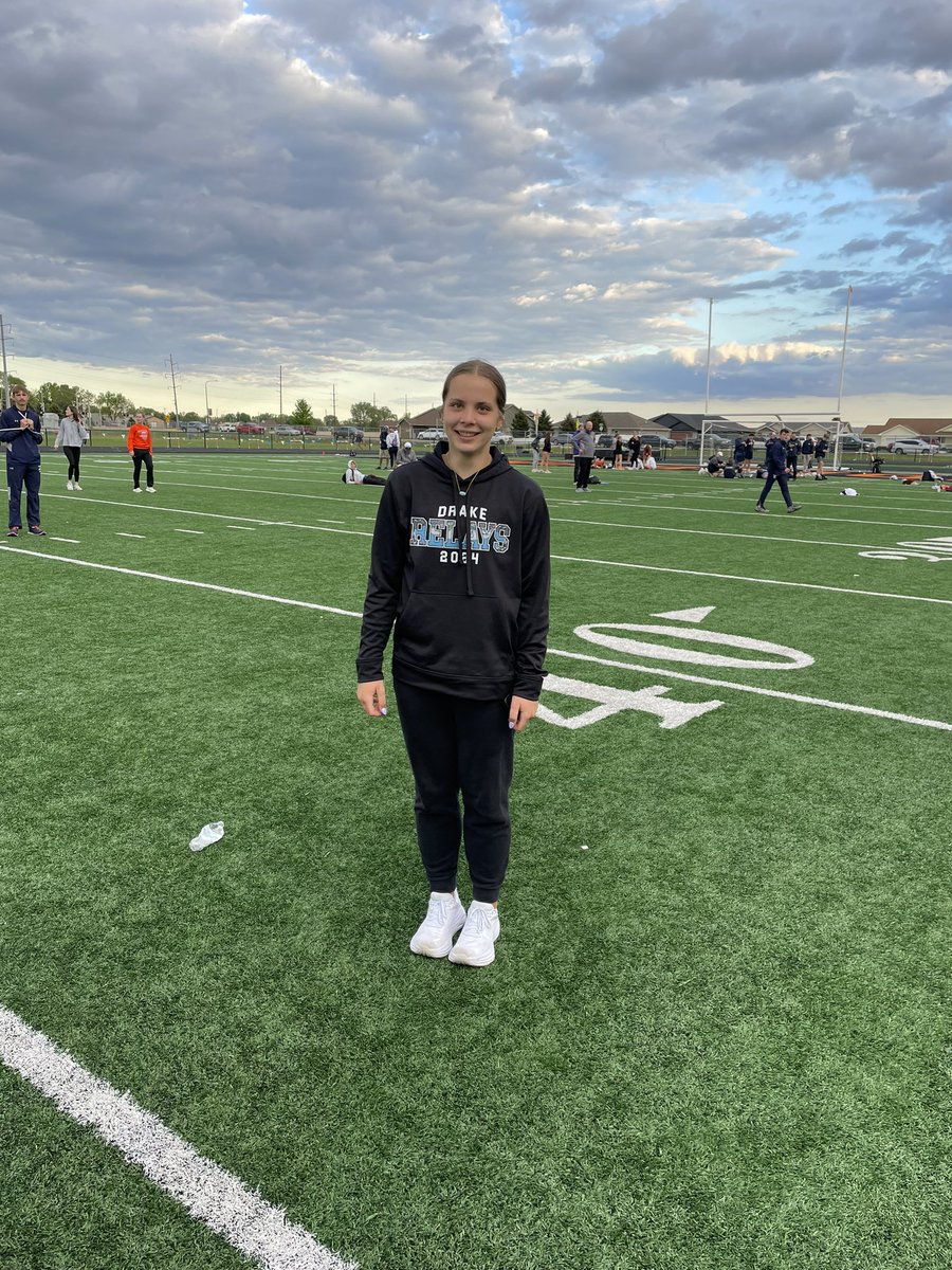 Jordyn Matiyow is District Champion in the shot put and going to state!