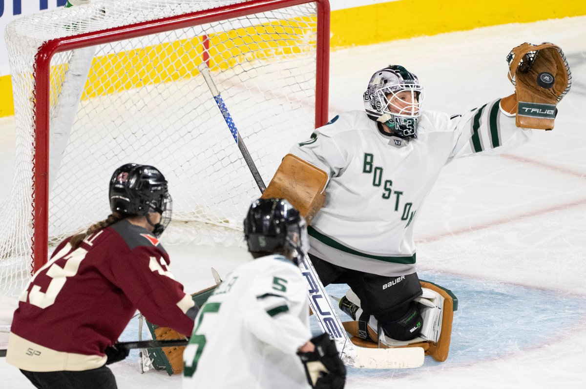 Former Northeastern University superstar Aerin Frankel made a career high 53 saves for Boston in its 2-1 OT victory over Montreal in the PWHL playoffs tonight. Frankel's netminding coach at NU? The one and only Todd Lampert, the goalie guru from Beverly.