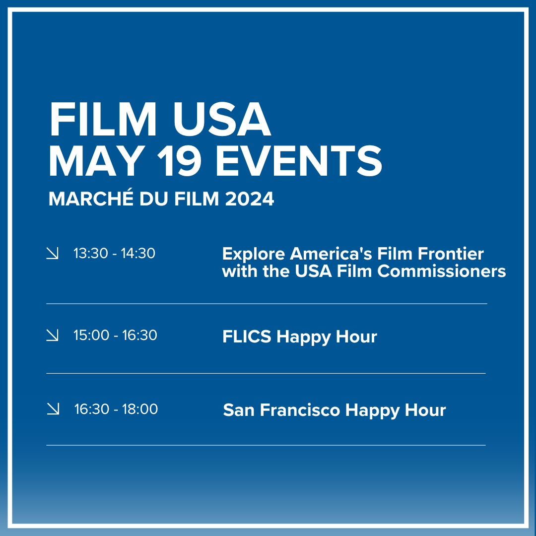 Meet a panel of our incredible attending USA film commissions, and then sip and socialize with <a href="/FLICSCA/">Film Liaisons in California Statewide</a> and <a href="/Film_SF/">Film San Francisco</a>.⁠ filmusa.org/event/film-usa…