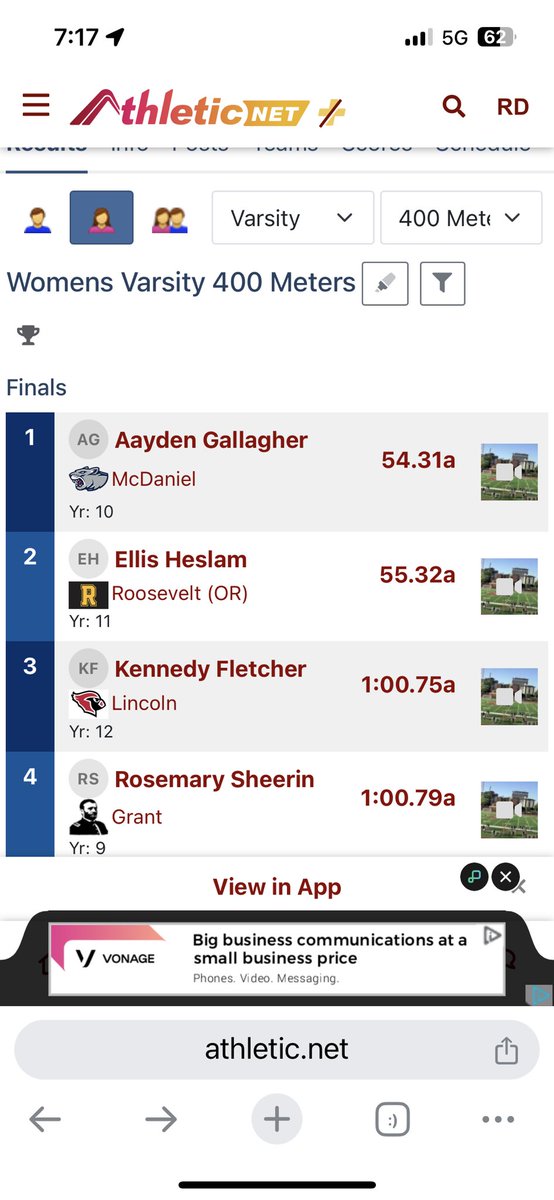 Aayden has placed 1st in Districts in the 400, which means the 3rd place finisher- really the 2nd place FEMALE finisher, does not get to advance to the state track meet. Justify this to us ALLL you want. I dare you. Oh wait- you can’t, because there IS no justification.…