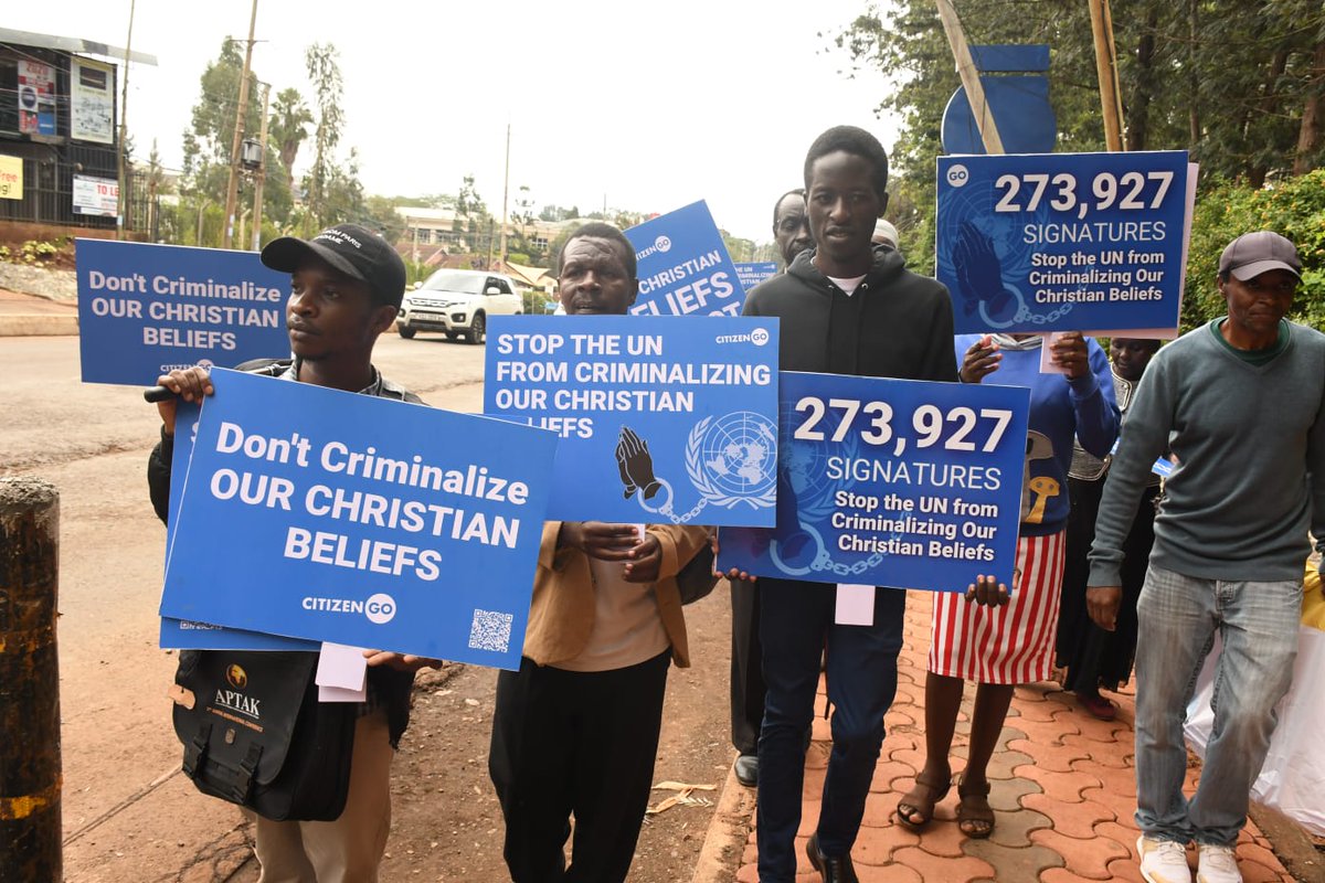 The demonstration at the United Nations offices in Gigiri was a pivotal moment for Christians to unite against the criminalization of their beliefs, which were under threat of being labeled as Crimes Against Humanity. ProFamily #2024UNCSCprolife