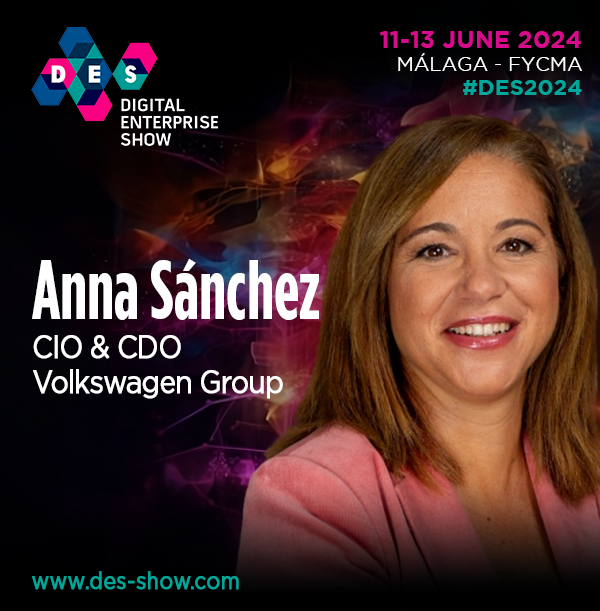 💥We are pleased to announce that Anna Sánchez Simó, CIO & CDO at @VW_es will be joining us as a distinguished speaker at #DES2024! We look forward to seeing you at #DES2024! 👉i.mtr.cool/debdffutym