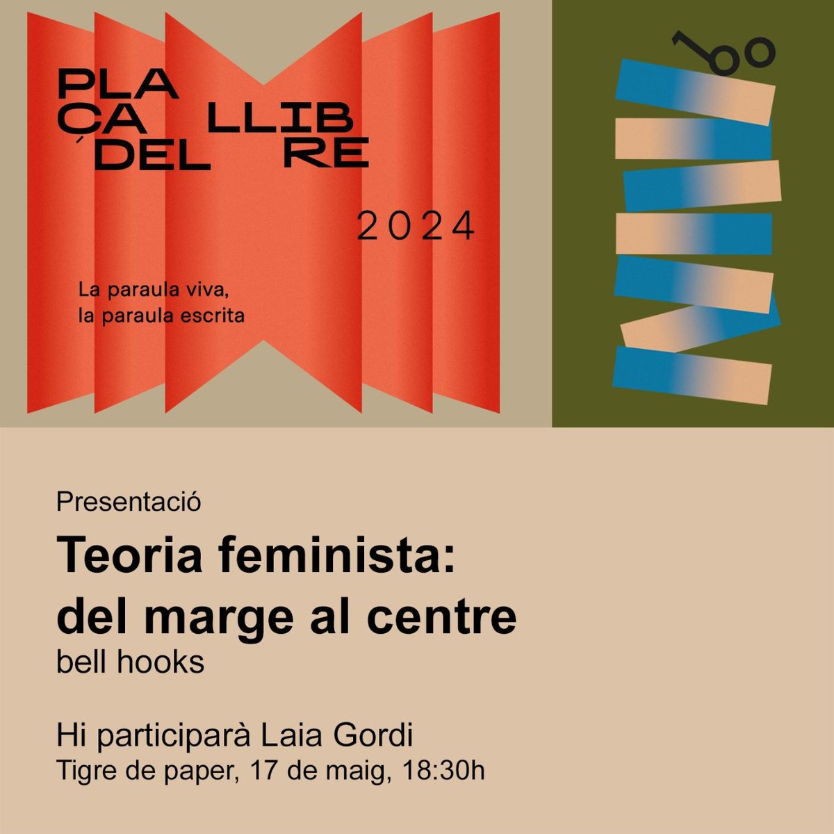 📘'Teoria feminista: del marge al centre' a la @placadelllibre de Gandia📍 👉Un llibre de bell hooks que ens ofereix una mirada particular, alhora des de dins i des de fora del nucli del domini capitalista, blanc i patriarcal. ➡️17/05 amb Laia Gordi