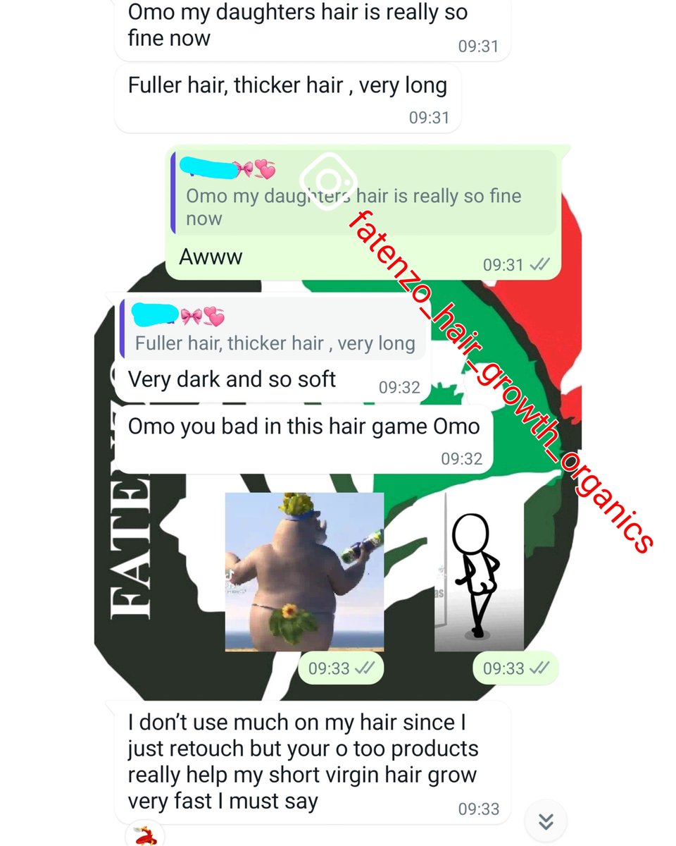 Reveiw ✨️ 💃

.
.

Hair growth products for your natural hair, relaxed hair, edges, beards, dreadlocks.
Available.

Send a DM to order

.
.

 fatenzohairgrowthorganics
#haircareproducts #birthday  #football #instablog #tiwasavage #ayrastarr #layi #davido #asake  #naturalhair