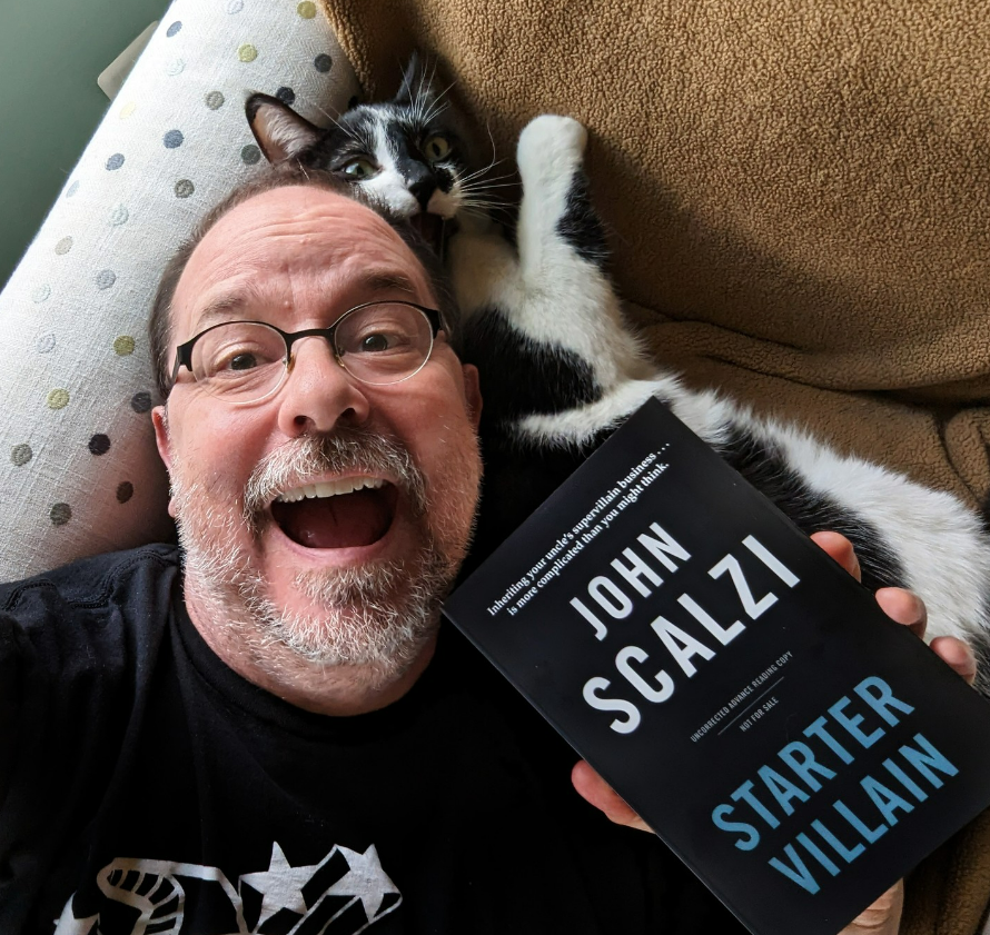 “Se puede ser feliz en cualquier parte, si tienes el punto de vista adecuado” En “La Historia de Zoe” de #JohnScalzi. El autor más accesible de la ciencia ficción, nació #UnDiaComoHoy de 1940, y algunas de sus obras están en la #biblioteca, por si os interesan para el finde...