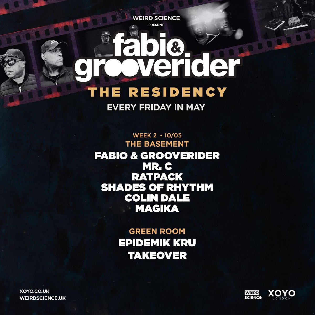 TONIGHT <a href="/XOYO_London/">XOYO</a>  <a href="/fabioandgroove/">Fabio & Grooverider</a> <a href="/CharlottDevaney/">Charlotte Devaney</a>  :))