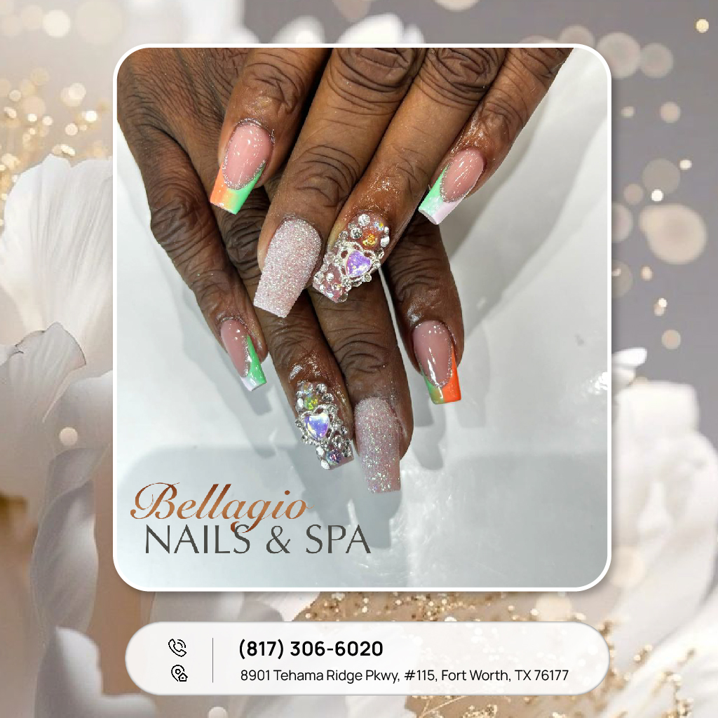 Forget the glass slipper, fabulous nails are the real fairytale.🧚‍♀️✨
#bellagionailspa #bellagiotx #bellagionails #bellagiofortworth #nailsalonfortworth #nailsalontx #nail #nailsoftheday #longnails #naildesign #nailsalonnearme #glitternails #nailsalon #instanails #naillove