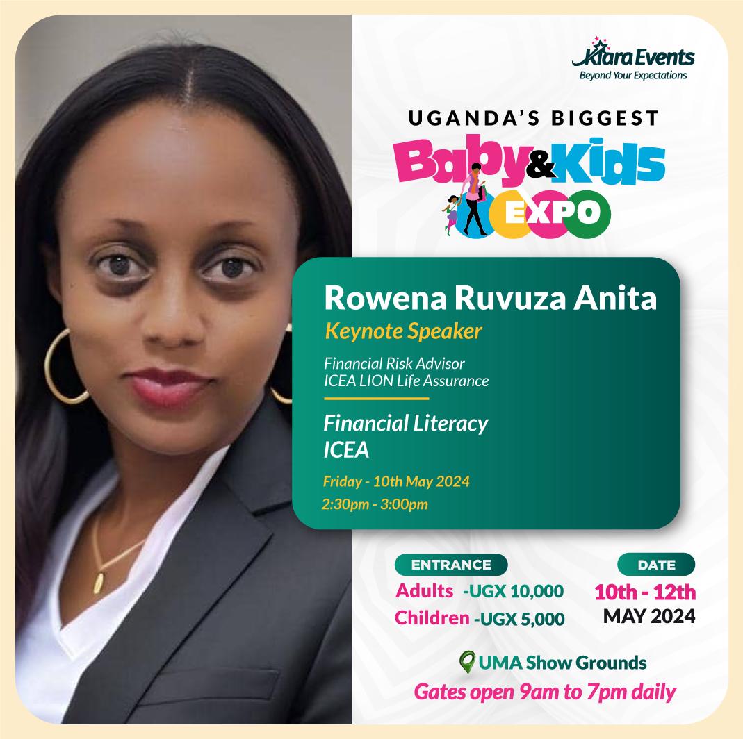 One of the key note speakers to look out for during this #BabyAndKidsExpo24 is Ms. Rowena Ruvuza Anita💫