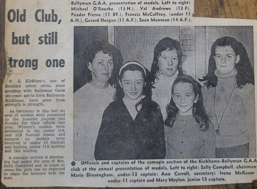 🎉 Ballymun Kickhams Camogie Team(s) Reunion! Join us for a special reunion of the Ballymun Kickhams camogie team(s) 50 years on from their county title win! 🏆 Date: Fri 17 May 🕗 Time: 8pm 📍 Location: Autobahn (Upstairs) All welcome