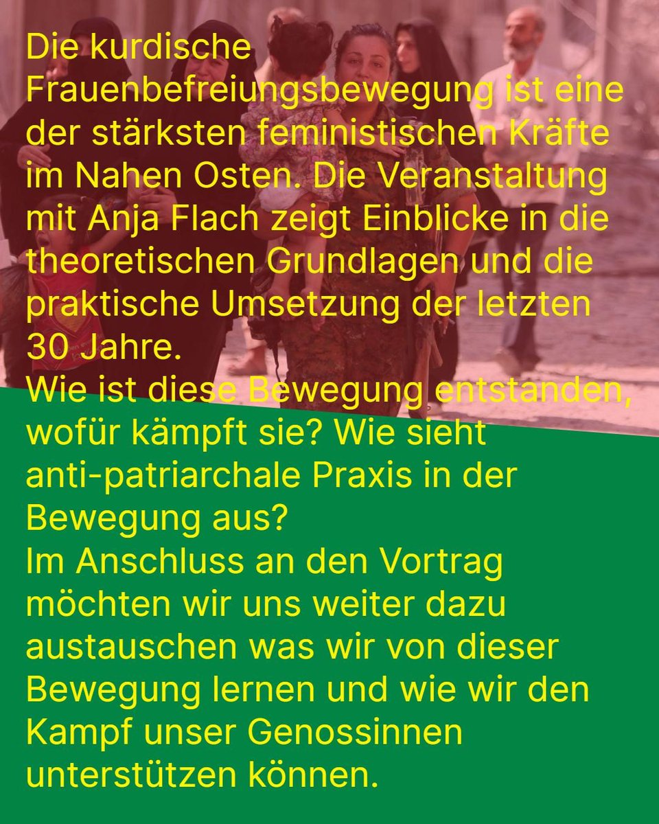 Heute Vortrag in Hamburg zur kurdischen Frauenbewegung. Geschichte, Ideologie und Praxis