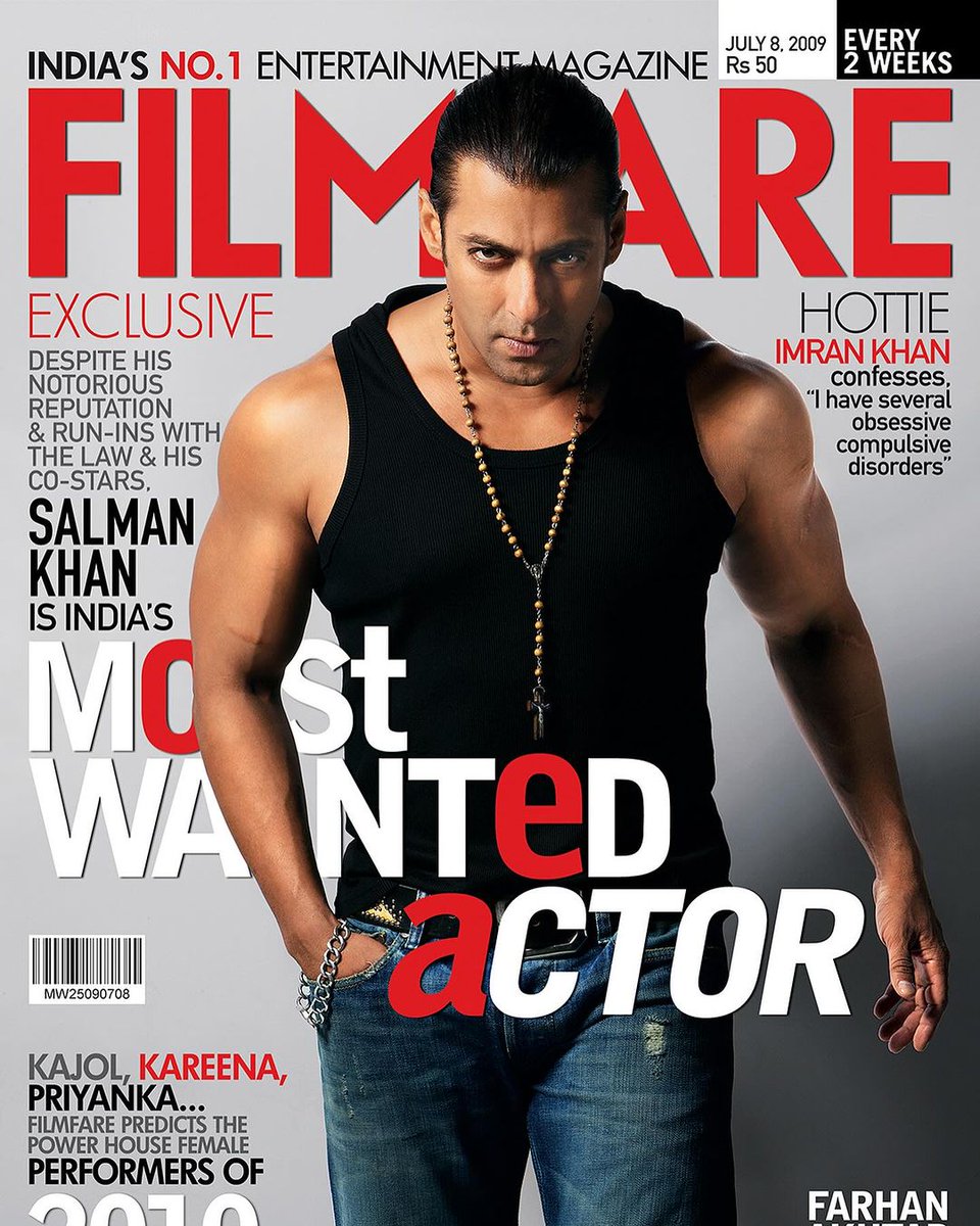 Filmfare 2009 cover. #SalmanKhan #Wanted