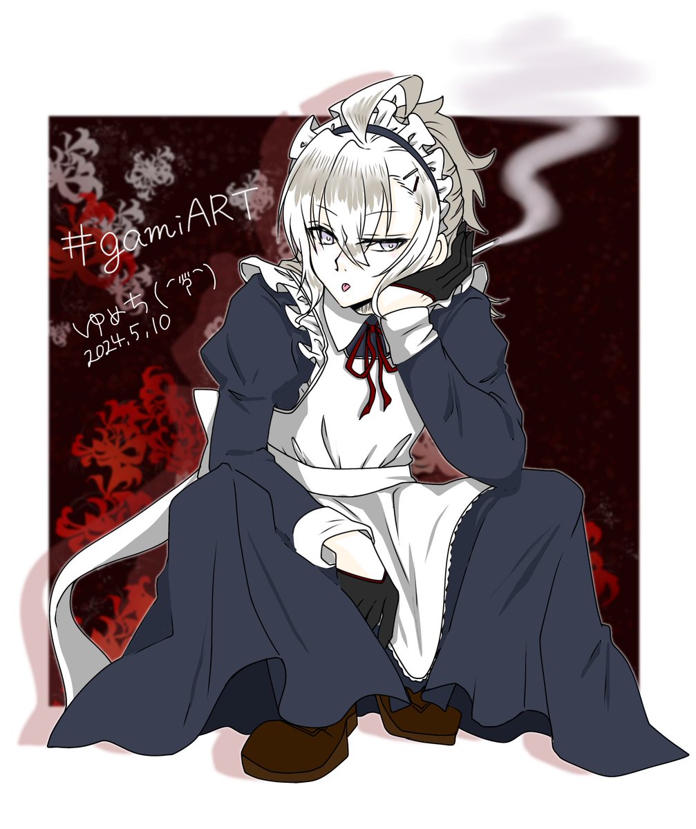 10_28_doing_'s tweet photo. #gamiART 

ガラの悪いメイド男子すこすこのすこなので勝手に着せました＾＾
きっとみんな見たかったよね＾＾
そうだよね＾＾ https://t.co/KoLHMgy8CZ