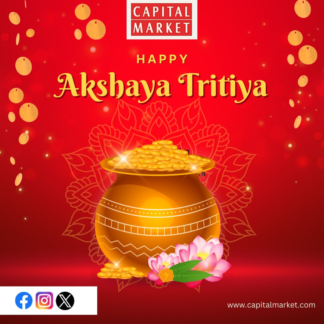 May Akshay Tritiya bring abundant blessings and prosperity to all! ✨ #AkshayTritiya #AkshayTritiya2024 #gold #fridaymorning