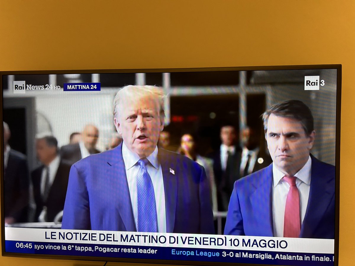 The world is watching @realDonaldTrump. Buongiorno from Roma 🇮🇹