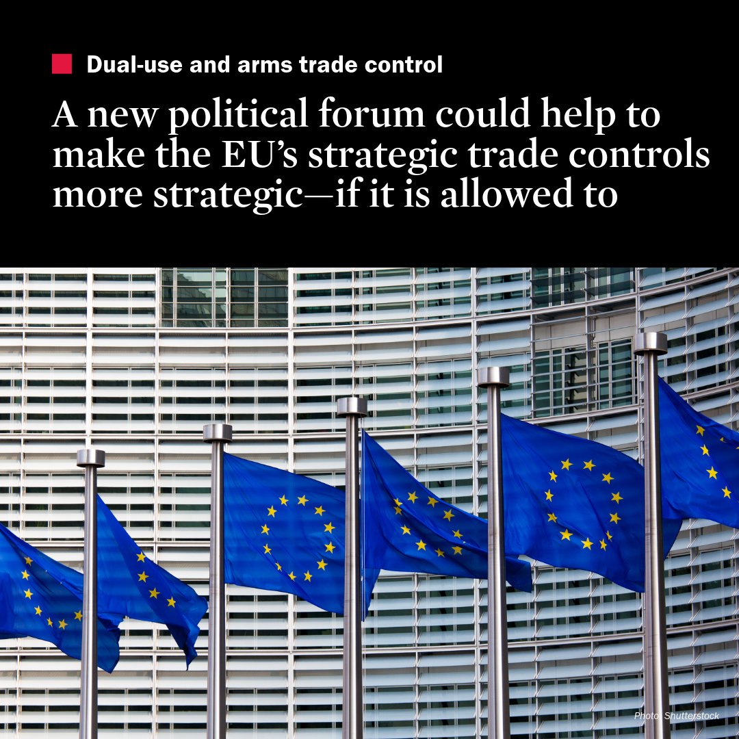 ‘A new political forum could help make the #EU’s strategic trade controls more strategic—if it is allowed to’. Read suggestions for how a forum for political coordination could help to coordinate and plug the gaps in the European Union’s🇪🇺 strategic trade controls ➡️