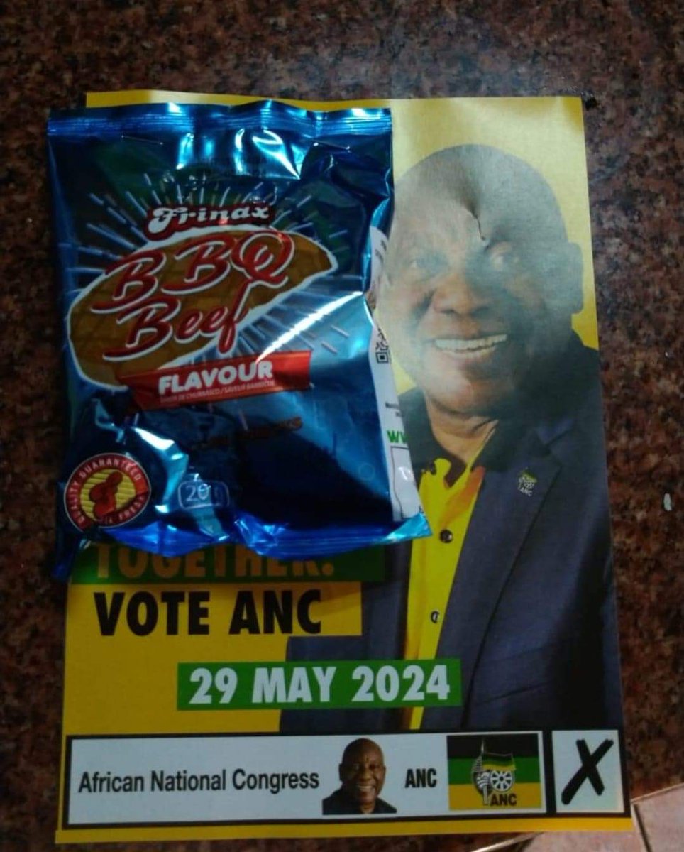 ANC was giving out beef chips in Phoenix yesterday in an effort to convince voters to vote for them. People asked why are you giving out chips when there is no water? Not only did the ANC manage to offend the Hindu and Tamil community but they were told people are voting DA
