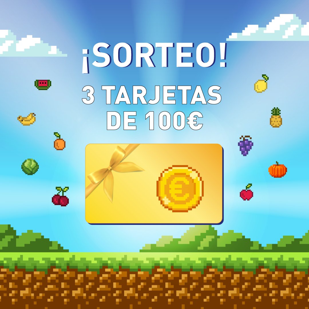🎉¡SORTEO DE 3 TARJETAS DE 100€!🎉
​
👉Para ganar 1 de las 3 tarjetas de 100€ que sorteamos:​

✅Sigue a @Aldi_es​
🔁Comparte y dale a like ❤️​
💬Comenta tu fruta favorita con el hashtag #ObservatorioFrescosALDI