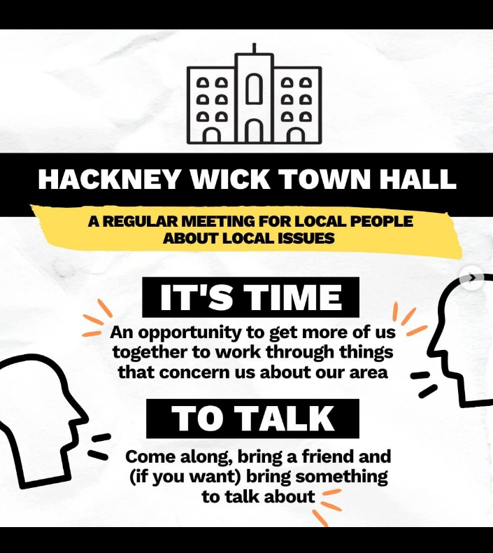 🚨 Hackney Wick residents! Make your voice heard at the Town Hall meeting on May 29th, 6-8pm at Trowbridge Gardens. Discuss healthcare, crime prevention, youth support, safer streets & more. Limited tickets available! 🎟️ tickettailor.com/events/hackney…