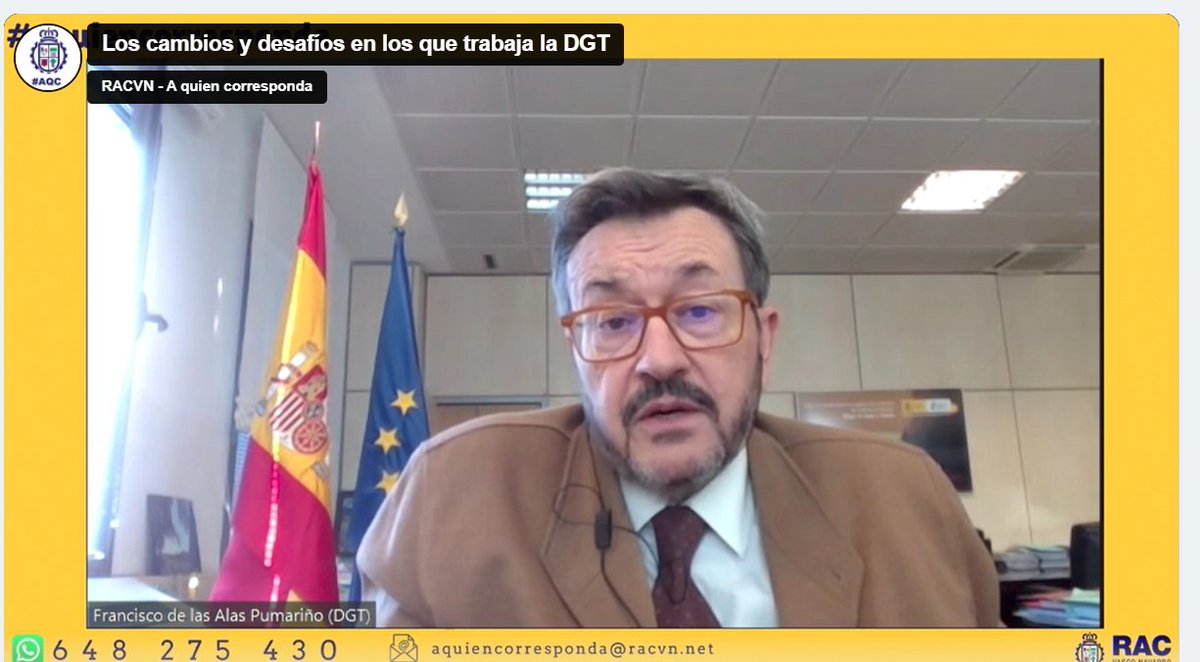 ✅ Los cambios y desafíos sobre los que trabaja la DGT 🎞 2' 👇🏽 #AQC @juanmarimanero @DGTes rac-vasco-navarro.odoo.com/r/7Ax