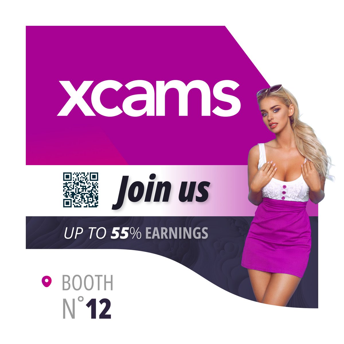 Spotlight's on Xcams, who's hitting the stage as a #BucharestSummit 2024 sponsor. 🎉

A leading streaming platform known for empowering its models, Xcams shows its commitment to the industry by offering up to 55% earnings. #streaming #streamingplatform #onlinebrand  #freemium