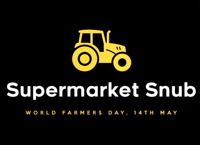 Major supermarkets are ripping off farmers and consumers with unfair purchase and sales prices of food, whilst recording record profits. On Tuesday 14th May, it’s World Farmers Day - as a show of solidarity to farmers, boycott the major supermarkets on this day. #SupermarketSnub