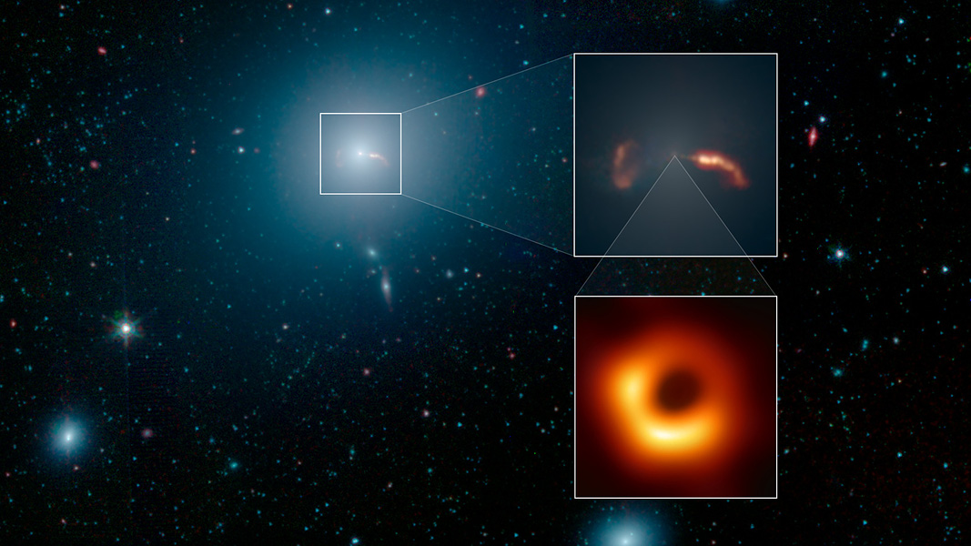 #SpaceImageOfTheDay: The Galaxy, the Jet, and a Famous Black Hole

Image Credit: NASA, JPL-Caltech, Event Horizon Telescope Collaboration

#APOD #Perth #WA #space #spacenews #perthnews #wanews #communitynews