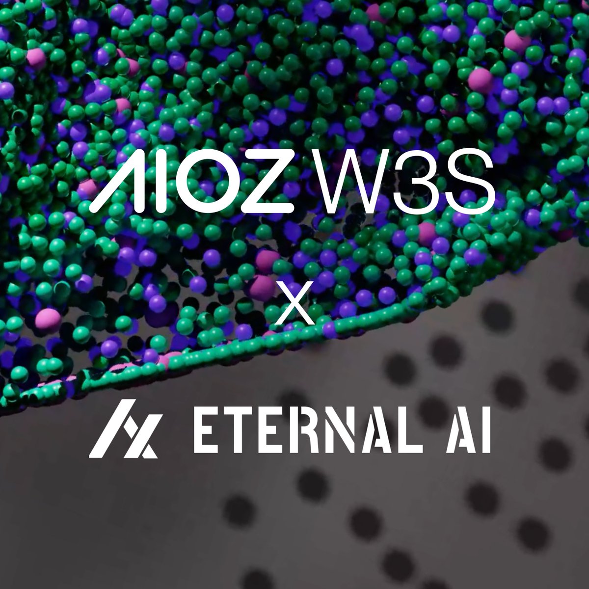 📢 Eternal AI is now integrated with AIOZ #W3S for the decentralized storage of their #AI models, powered by 120K+ AIOZ #DePIN nodes!

@CryptoEternalAI is the first #Bitcoin L2 designed for decentralized AI, enabling anyone to create and power decentralized AI. 🚀

The