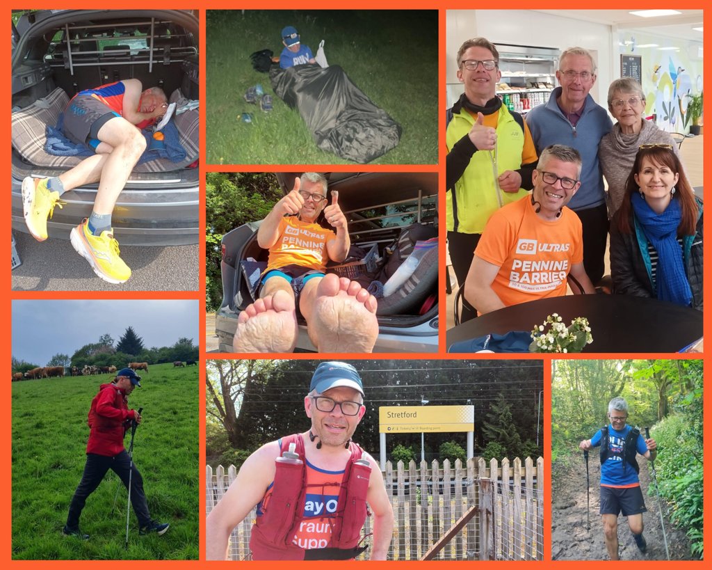 We're delighted to share that our supporter Colin completed his 300k non-stop run around the Greater Manchester boundary, raising over £1,700 to help people affected by life changing injuries to rebuild their lives. 🧡 Congratulations Colin, you're amazing!