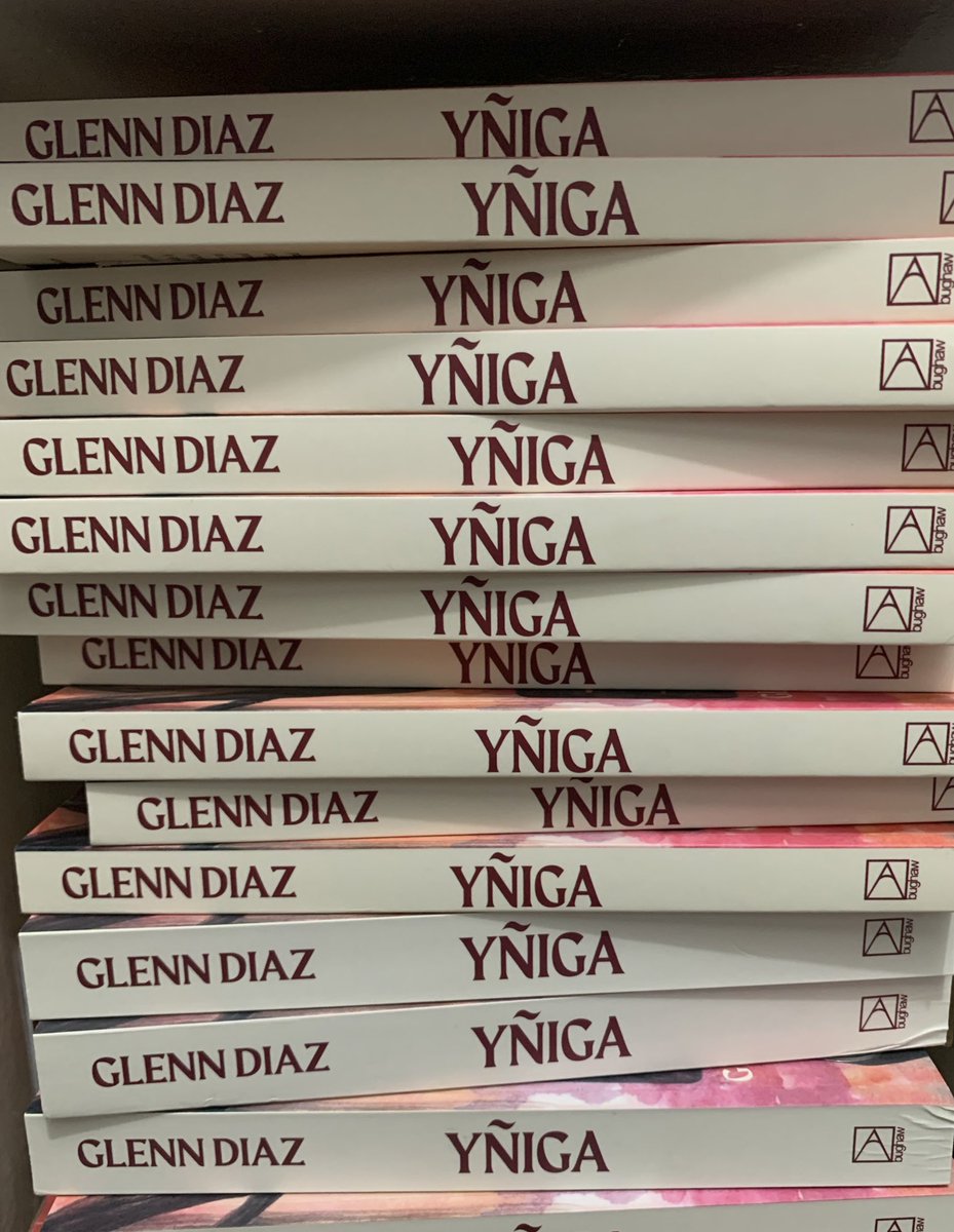 I have ten compli copies of Yñiga from the new print run if you or someone you know is curious about the book and would like to read it. Send me a DM and just take care of shipping if outside Katips/QC.