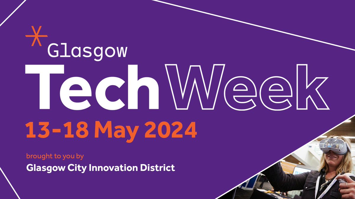 Glasgow is ready to erupt their tech scene with the first-ever #GlasgowTechWeek!

From 13-18 May, founders, tech leaders, and the #innovation community will gather to celebrate the city's booming #tech, #digital, and #creative ecosystems. Learn more here👉🏽 glasgowcityinnovationdistrict.com/glasgowtechwee…