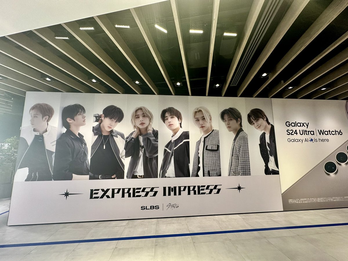 1230V_hiro's tweet photo. #GalaxyHarajuku 
#KCON2024
#GalaxyAI
#GalaxyS24
BTSからスキズに変わってたぁ。 https://t.co/LeaGRhsFcn