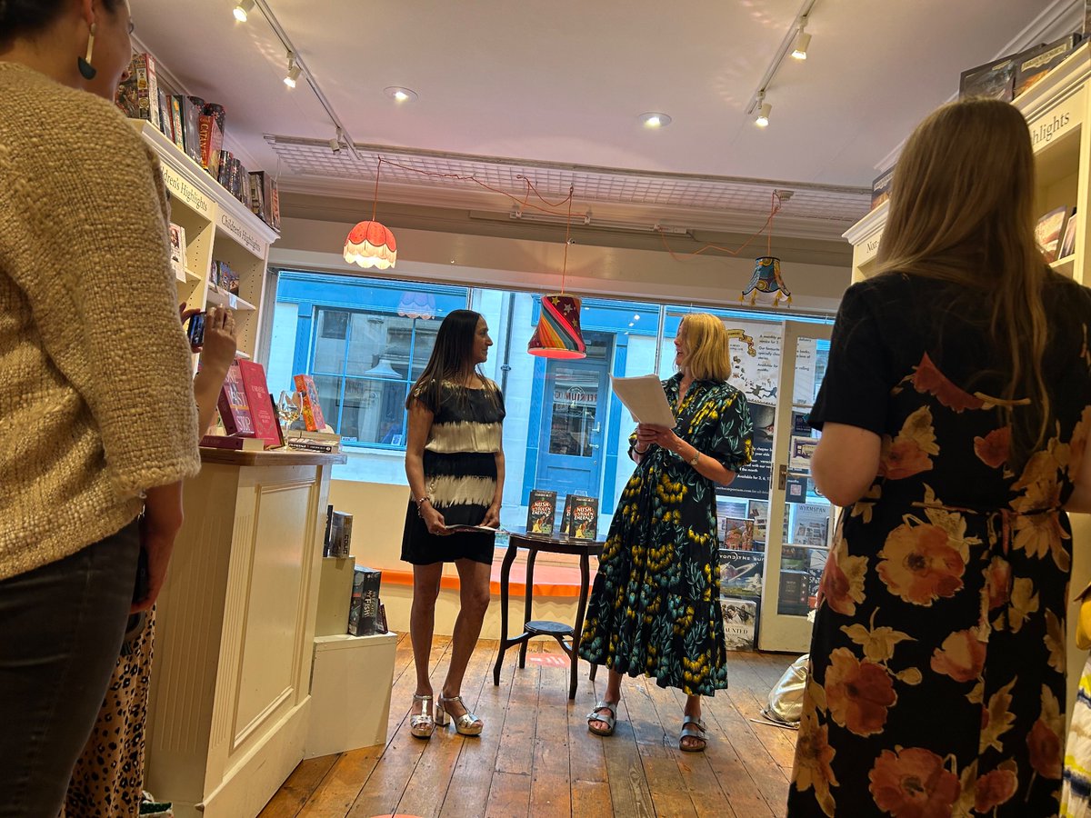 A sparkling evening launching @jasinbath’s Nush and the Stolen Emerald at the wonderful @mrbsemporium. I am in awe of Jas’s writing, so crisp and yet so deeply evocative, truly a master storyteller. Congratulations Jas on such brilliant book! ✨
