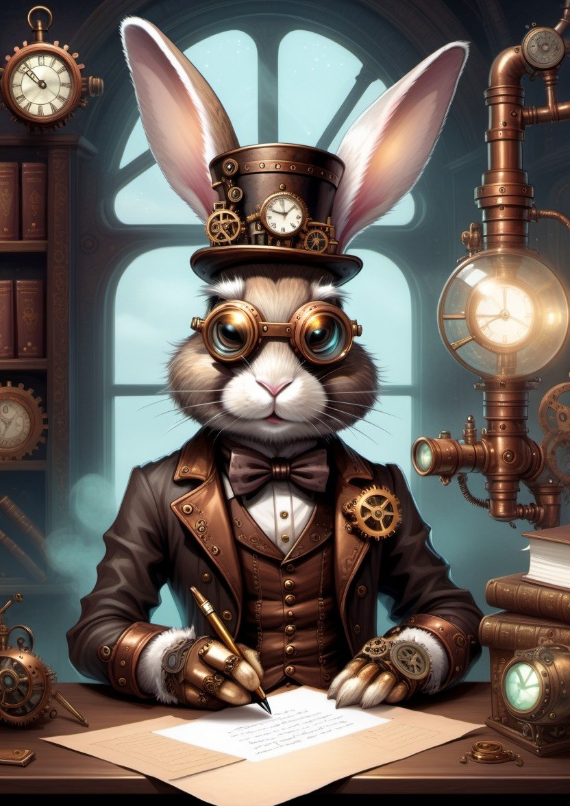 CamieElias's tweet image. Back to the #writing desk.
#steampunk #plotbunny