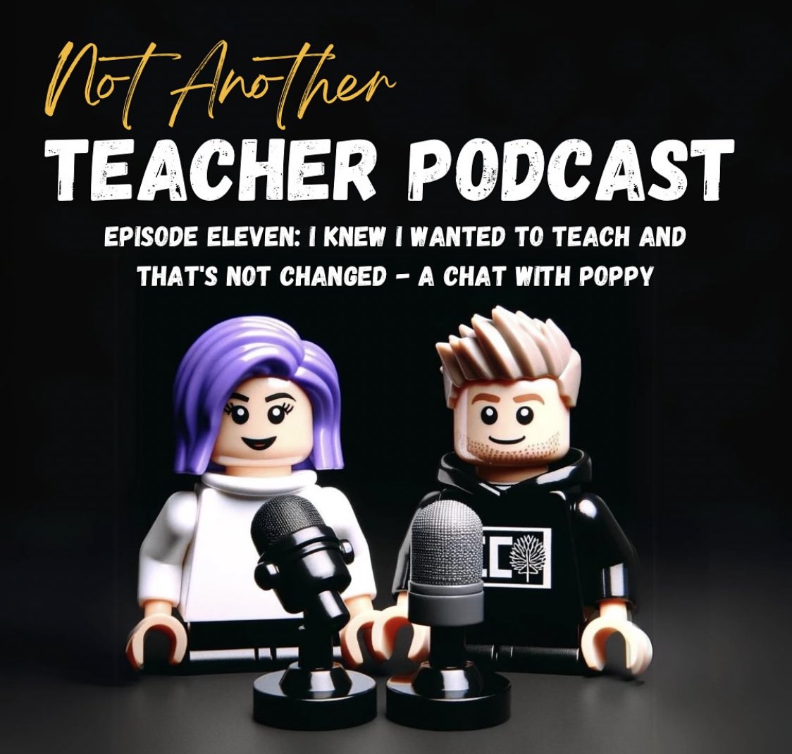 🎙️ Our latest podcast episode just dropped - and in this episode (no.11) @TheTeachersPT and I chatted to Poppy, TheTeacherWithPinkHair! Listen on Spotify: open.spotify.com/episode/6jb57z…