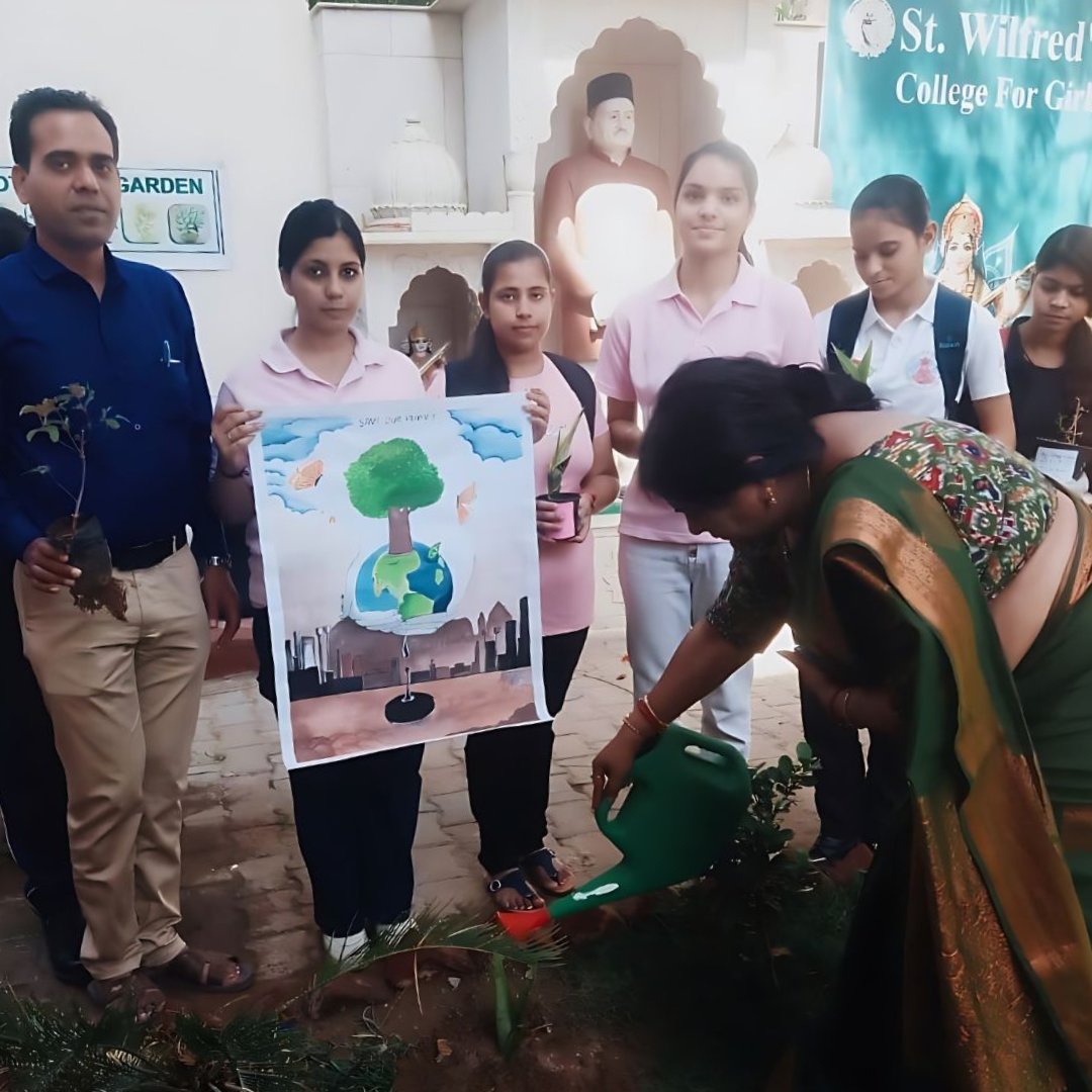Shoutout to @BhumiOrg, for engaging youth across 🔟 colleges in India as part of #EkEarthEkChance Challenge! Together, they planted trees and championed waste reduction efforts. 🌍💚   Share your pro-planet actions on #MeriLiFE. 🔗bit.ly/MeriLiFEApp @moefcc @UNICEFIndia