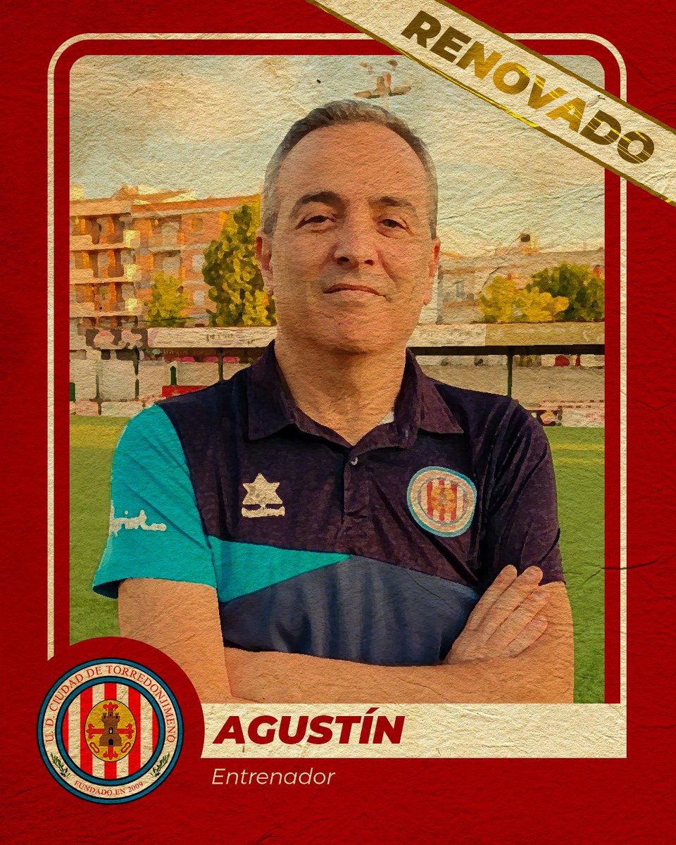 ⚽️|O F I C I A L|⚽️
R E N O V A C I ÓN

AGUSTÍN GUTIERREZ seguirá siendo el ENTRENADOR de nuestro PRIMER EQUIPO la próxima temporada. Más que merecida la renovación de <a href="/agusu75/">Agustín Gutiérrez</a>, su gran trabajo y sus números en la pasada temporada lo avalan.

Mucha suerte Mister!!! ❤️🤍