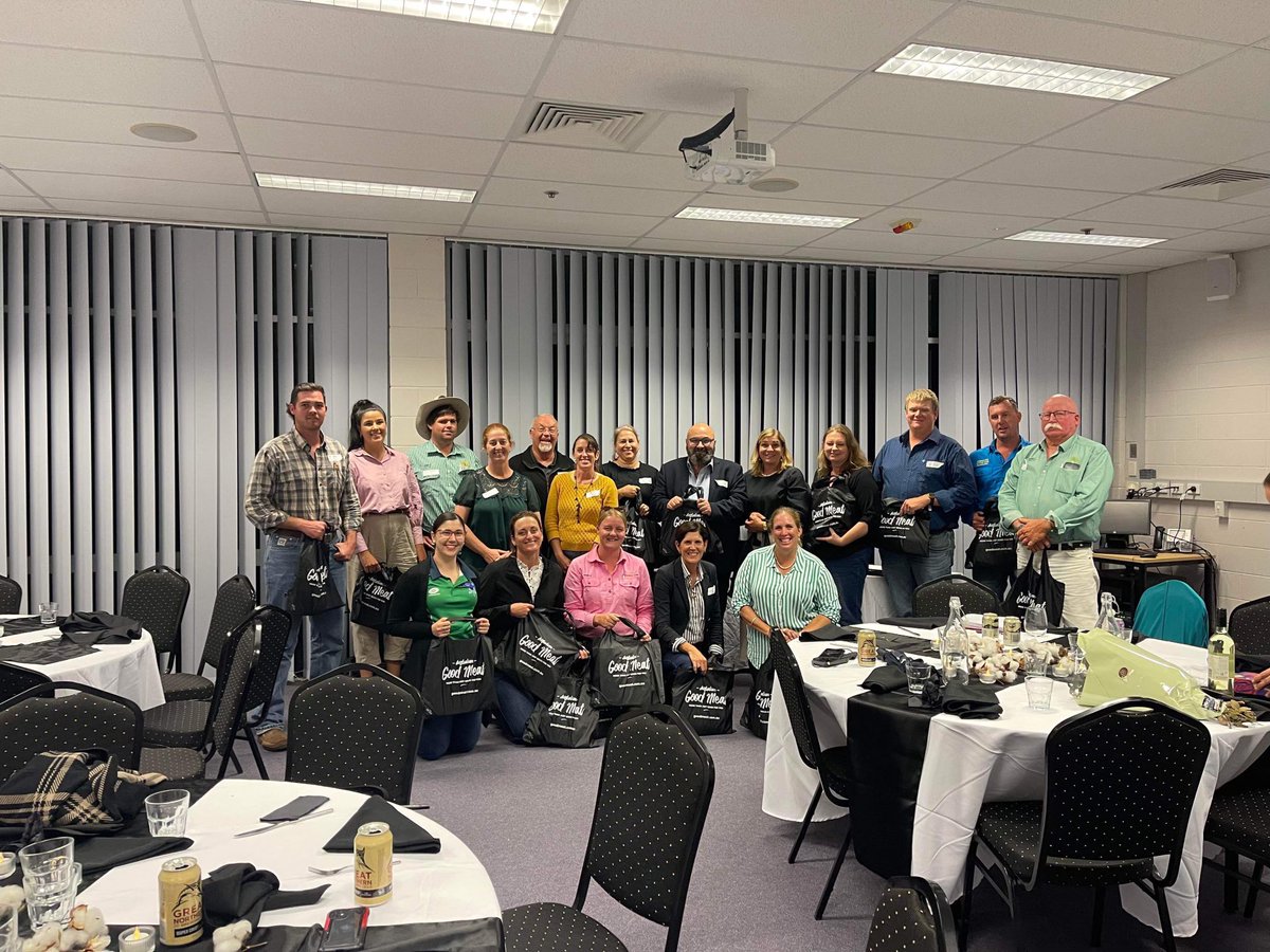 Last night, CQUniversity hosted a Queensland Agriculture Teachers Professional Development and Networking Event sponsored by MLA and QATA. Thank you to Elizabeth Smith of @Blackwater High School for organising a very successful event! 👏🏼